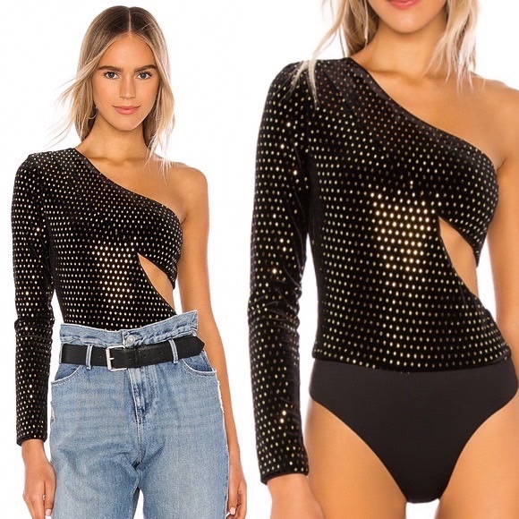 H:ours designer black and gold bodysuit! - Picture 2 of 3